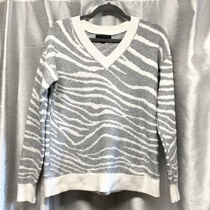 Zebra print sweater
